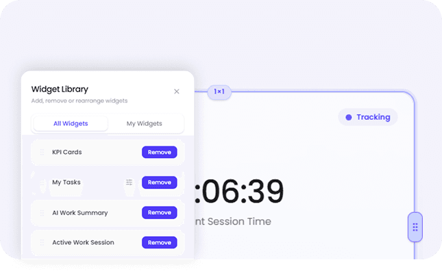 Anpassbare Dashboards